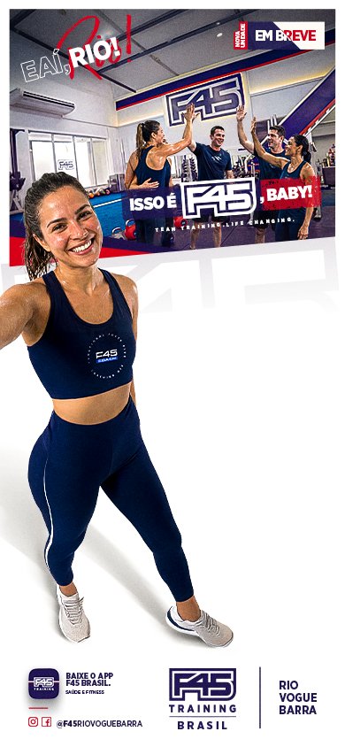 F45 Training Rio Vogue Barra - A Inauguração Está Chegando